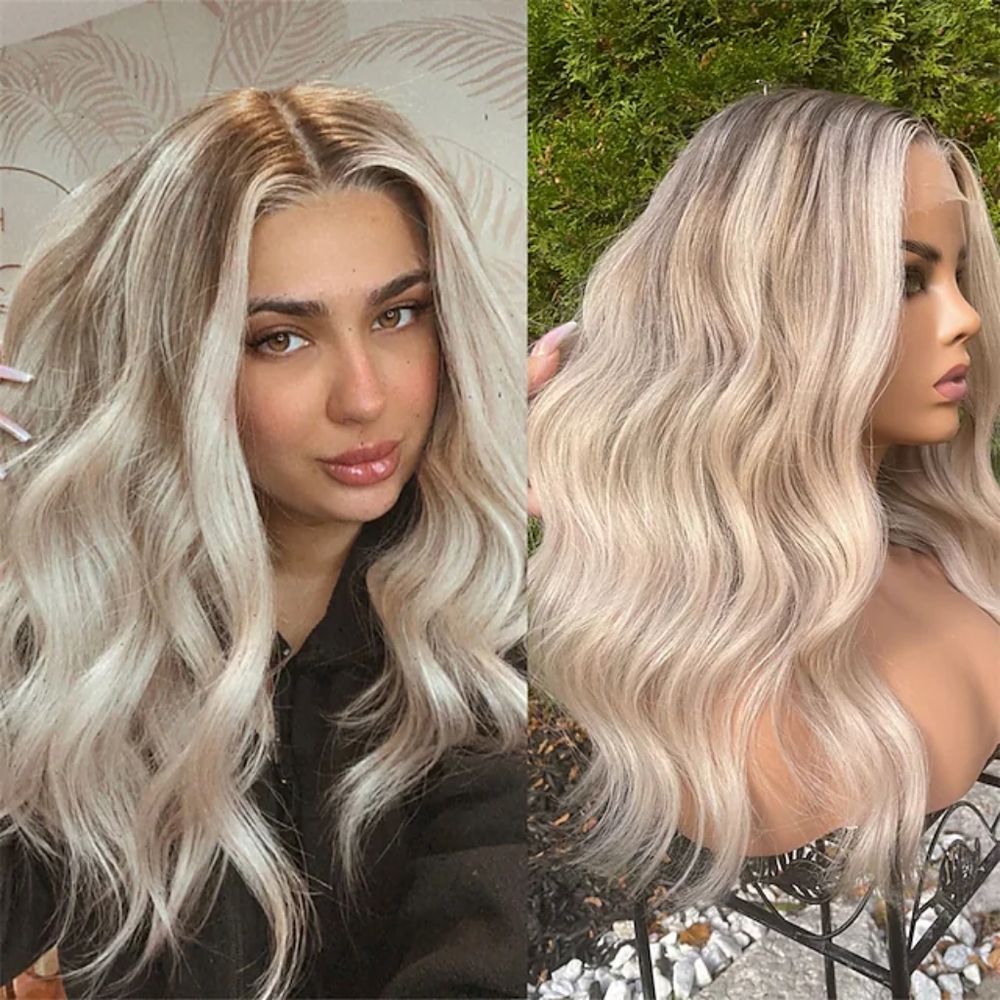 Pre-Plucked Blonde Virgin Human Hair Full Lace Wig!!